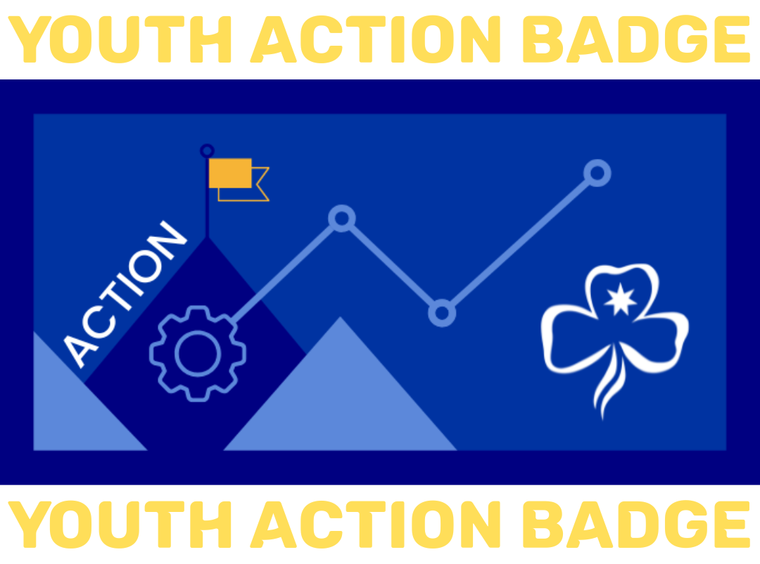 Youth Action Badge - Blue 2026