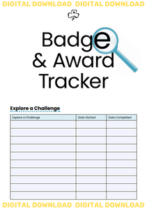 Badge & Award Tracker