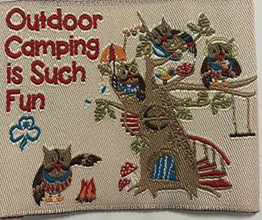 Fun Badge - outdoor camping is such fun