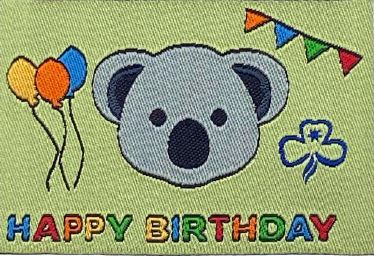 Fun Badge - Happy Birthday - Koala