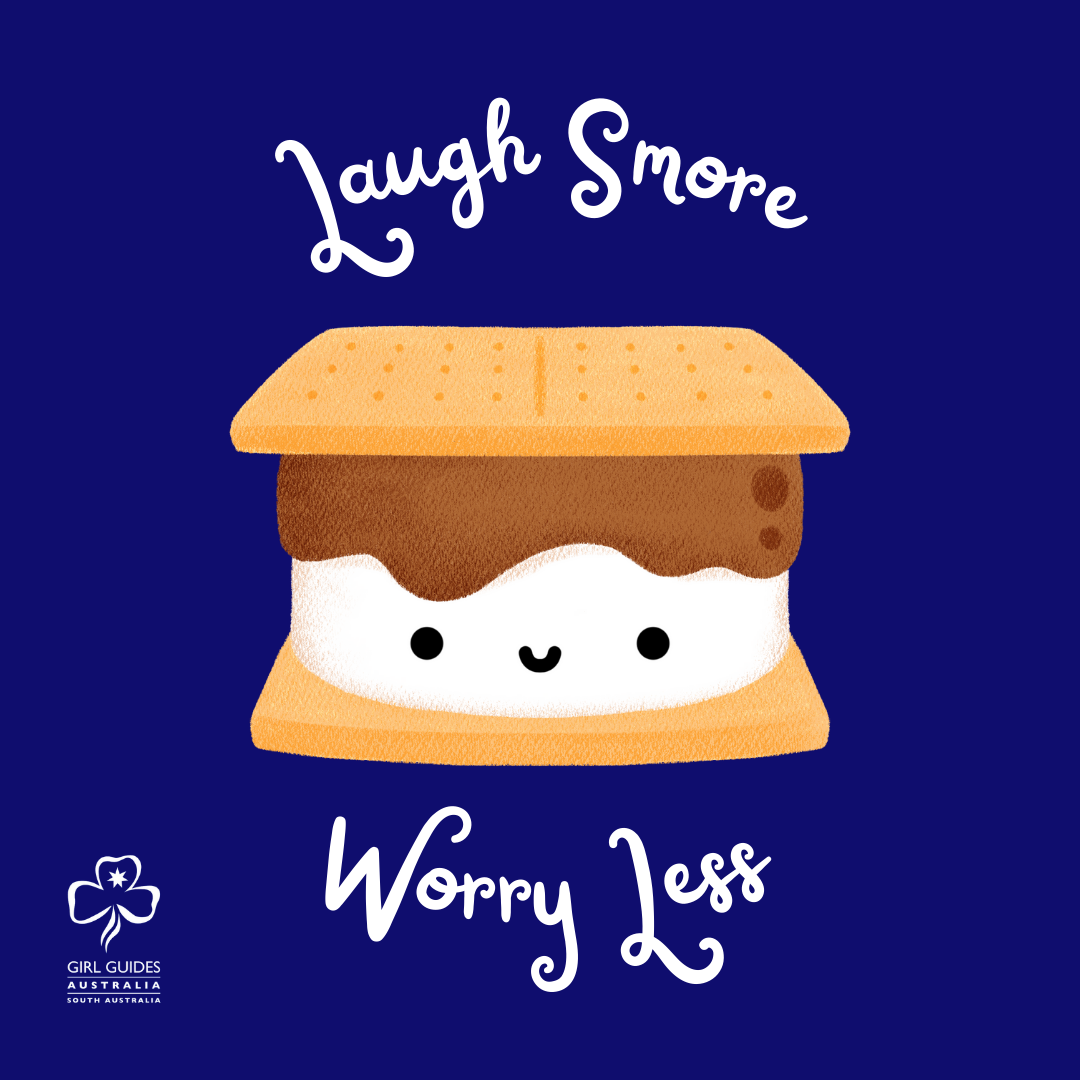 Laugh Smore, Worry Less Fun Badge