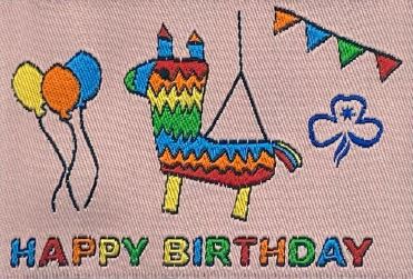 Fun Badge - Happy Birthday - Pinata