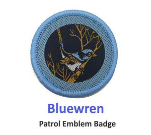 Patrol Emblem - Blue Wren