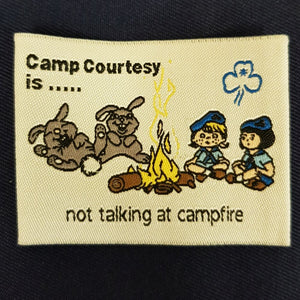 Fun Badge - Camp Courtesy - Campfire