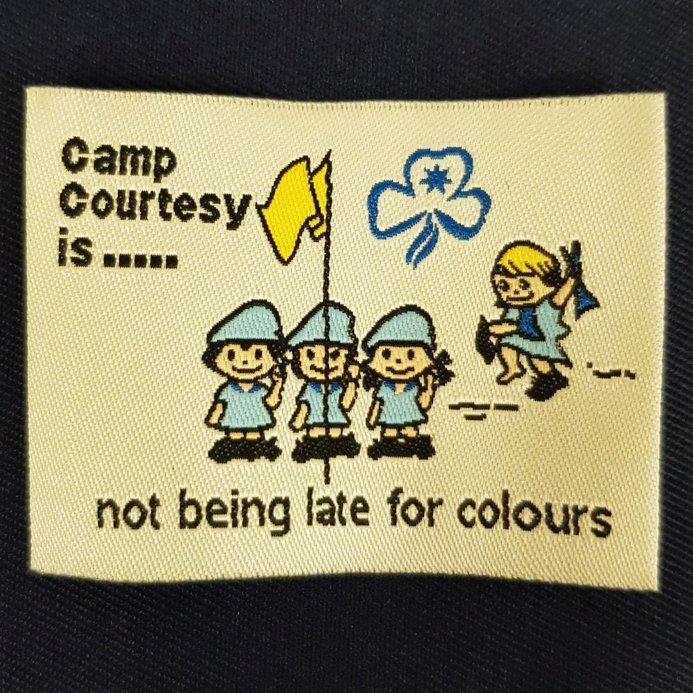 Fun Badge - Camp Courtesy - Colours