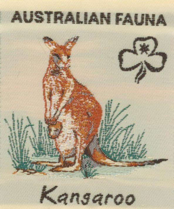 Fun Badge - Aust Fauna - Kangaroo