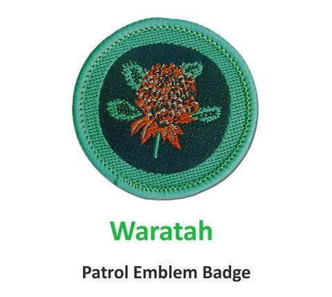 Patrol Emblem - Waratah