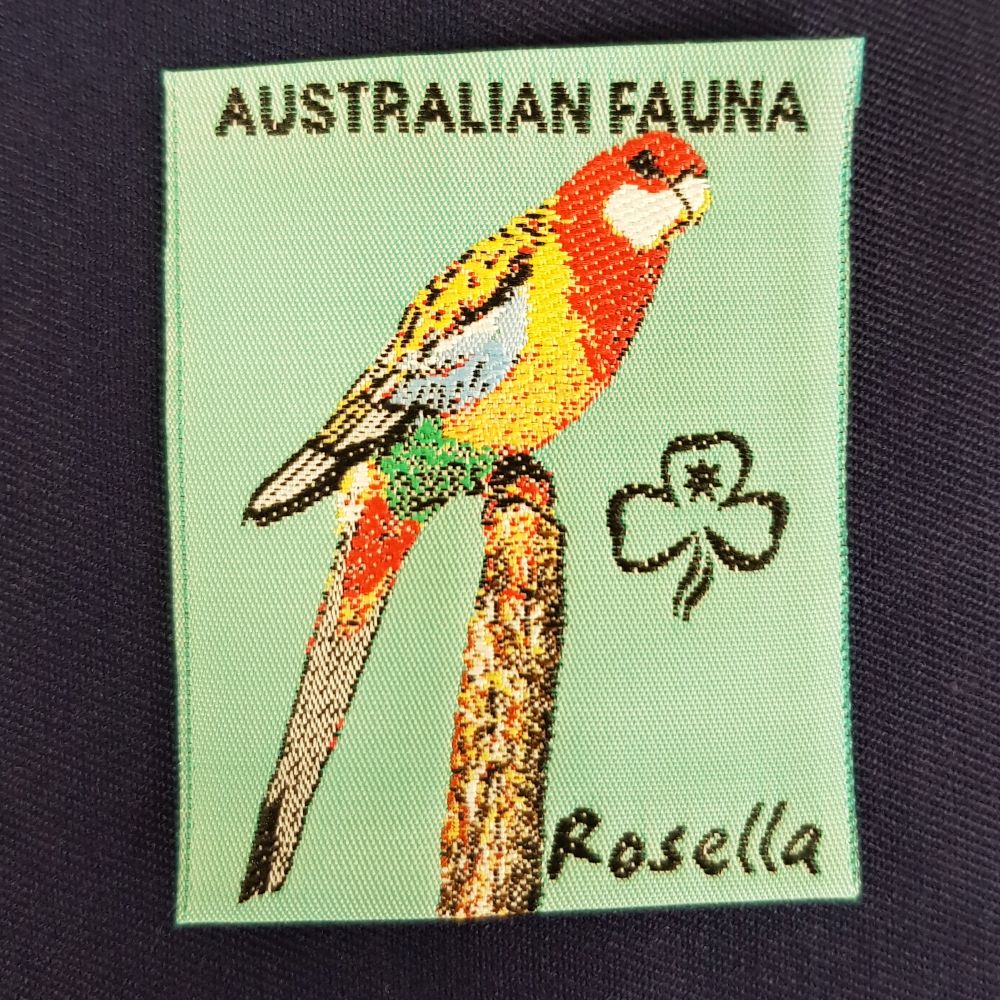 Fun Badge - Aust Fauna - Rosella