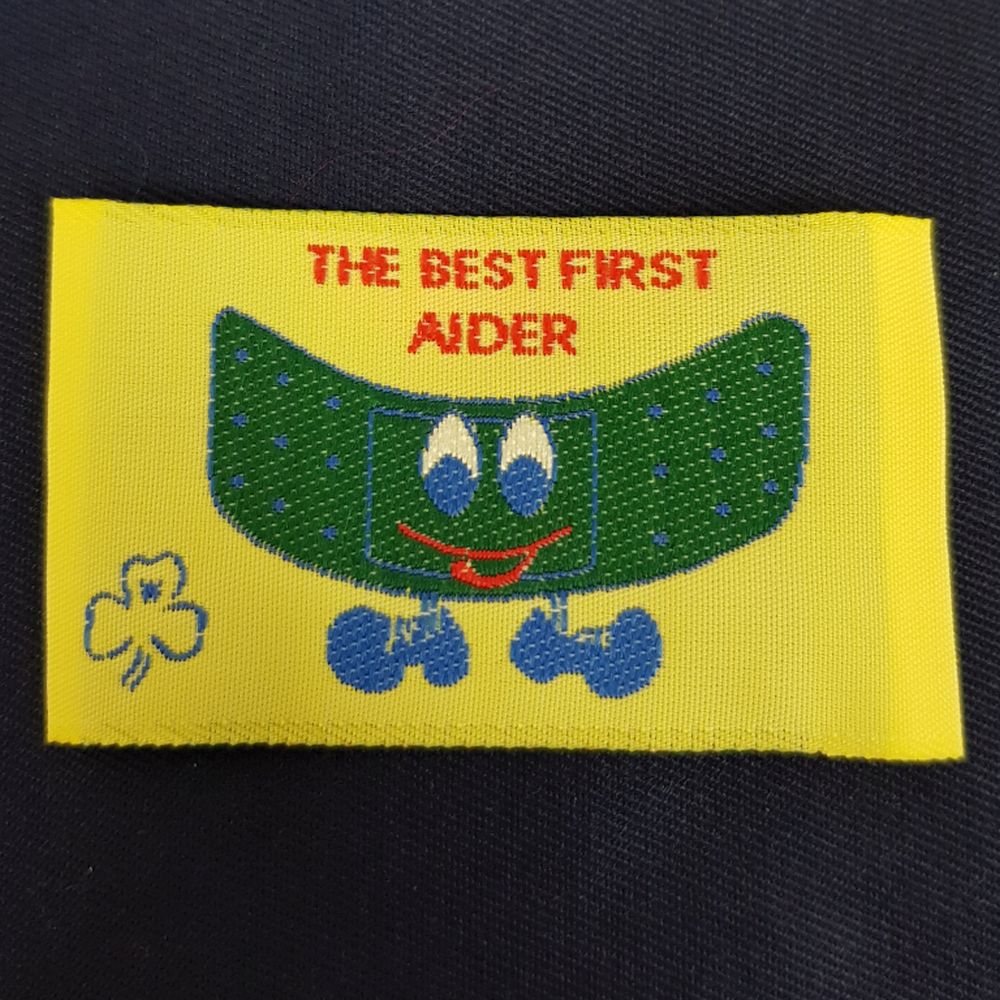 Fun Badge - First Aider (Yellow)