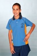 Load image into Gallery viewer, POLO TWEENS BLUE-ORANGE (Ladies Sizes)
