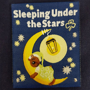 Fun Badge - Sleeping Under the Stars