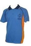 Load image into Gallery viewer, POLO TWEENS BLUE-ORANGE (Girls Sizes)
